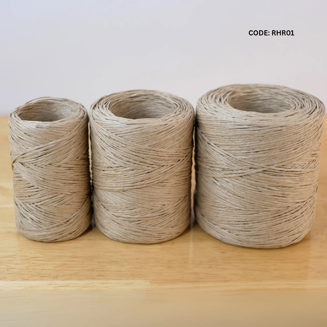 Round Paper Raffia Yarn